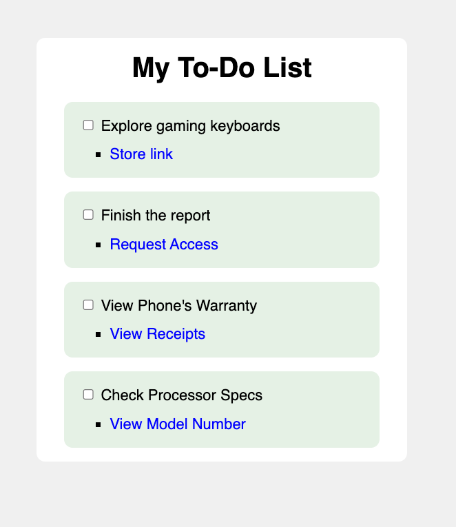 Preview of Build a Stylized To-Do List