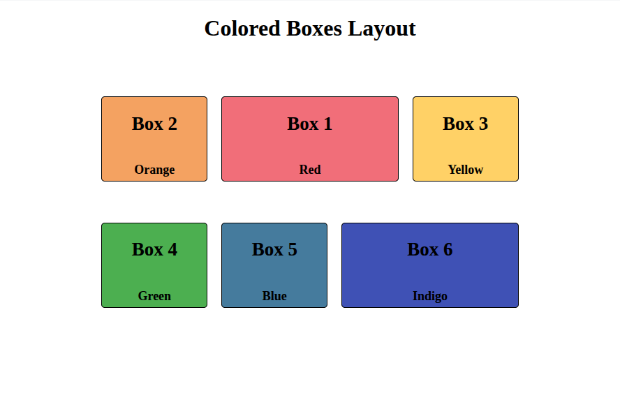 Preview of Colorful Boxes